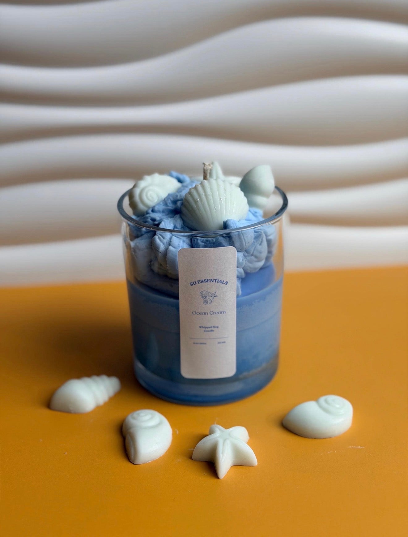Ocean Cream Soy Wax Candle